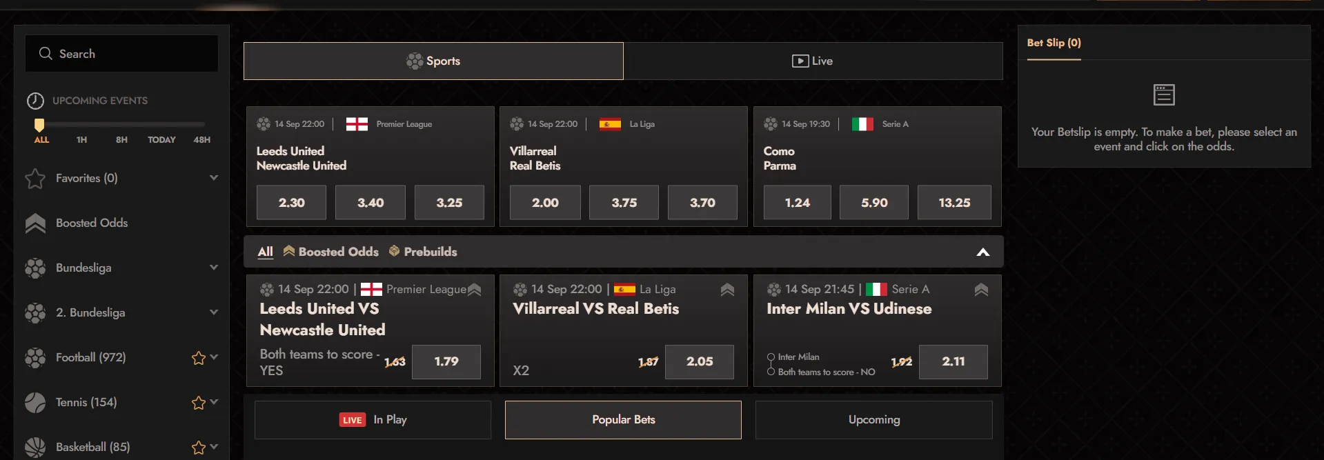 Crusado Casino sportsbook